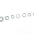 Spring Fork Nut and Washer Kit Zicad Plated for Harley-Davidson