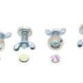 License Plate Bolt Set Pearl Style for Harley-Davidson
