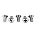Phillips Head Chrome Screws for Harley-Davidson