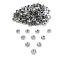 Chrome Hex Nuts 5/16 inch-24 fits Harley Davidson