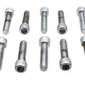 Allen Socket Cap Bolt Knurled Chrome 3/8 inch X 1-1/2 inch for Harley-Davidson