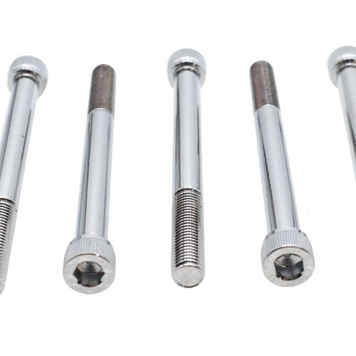 Allen Socket Cap Bolt Chrome 5/16 inch x 3-1/2 inch fits Harley Davidson