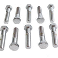 Hex Cap Bolts Chrome 1/2 inch x 2-1/4 inch for Harley-Davidson