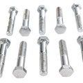 Hex Cap Bolts Chrome 3/8 inch x 2 inch for Harley-Davidson