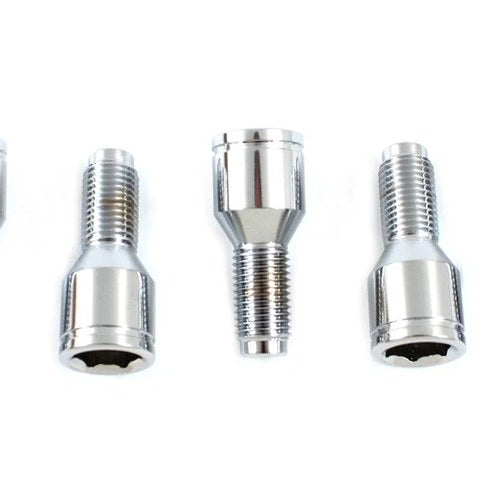 Brake Drum Lug Bolt Set Chrome for Harley-Davidson