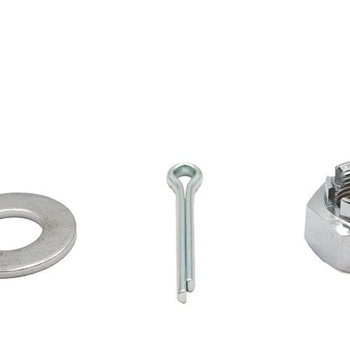 Chrome Axle Nut Kit Castle Style 5/8 - 18 Unf for Harley-Davidson