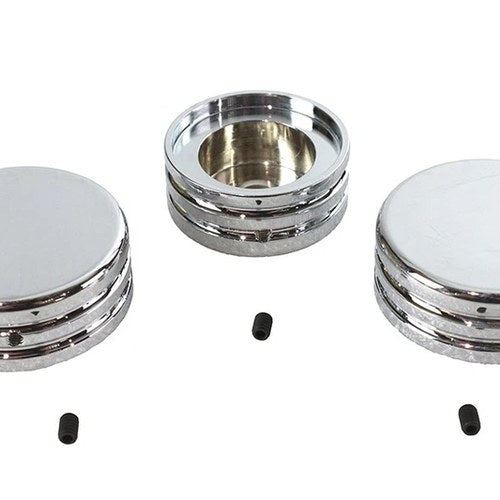 39mm Fork Stem Nut Cover Flat Top Style for Harley-Davidson