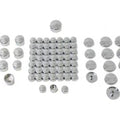 Chrome Bolt Cap 77 Piece Cover Kit for Harley-Davidson