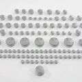 Chrome Bolt Cap 109 Piece Cover Kit for Harley-Davidson
