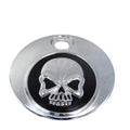 Black Skull Fuel Tank Console Door for Harley-Davidson