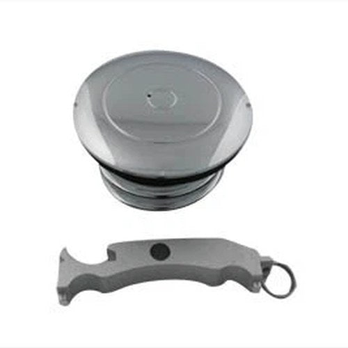 Flush Mount Style Gas Cap Vented for Harley-Davidson