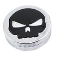 Chrome Skull Style Vented Gas Cap for Harley-Davidson