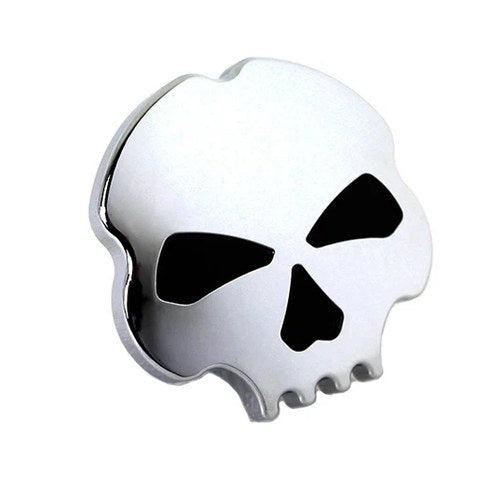 Skull Style Vented Gas Cap Chrome for Harley-Davidson