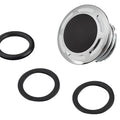 Slot Pop Up Vented Gas Cap Chrome for Harley-Davidson