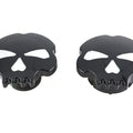 Skull Style Gas Cap Set Black for Harley-Davidson
