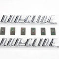 inchDuo-Glide inch Fender Emblem Set for Harley-Davidson