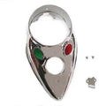 Chrome Replica Cateye Dash Panel for Harley-Davidson