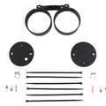 Dual Gauge Mount Bracket Black for Harley-Davidson