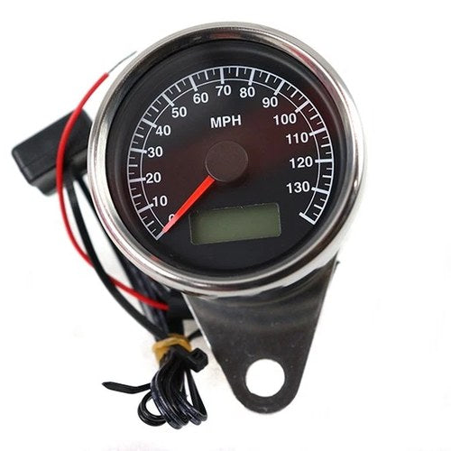 Mini Mechanical Speedometer with 2:1 Ratio for Harley-Davidson