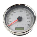 5 inch Electronic Speedometer Assembly Silver for Harley-Davidson