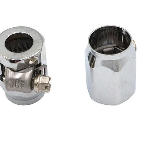 Hex Chrome Econo Seal Hose End for Harley-Davidson