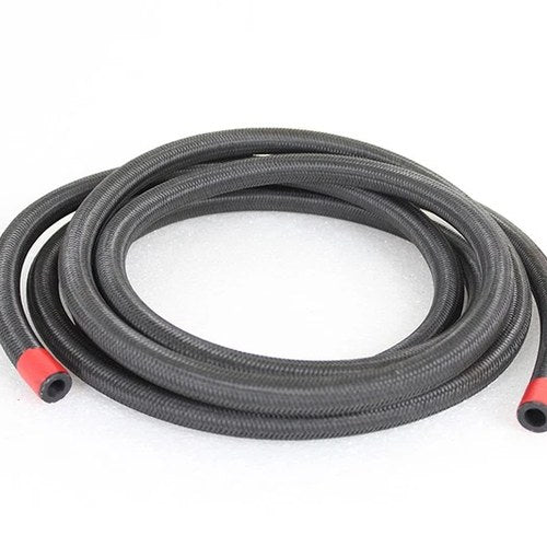 Braided Oil Hose Black for Harley-Davidson