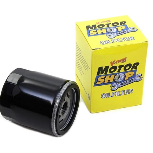 Black Medium Spin On Oil Filter for Harley-Davidson