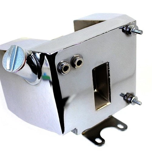 45 WL Chrome Side Fill Wrap Around Oil Tank for Harley-Davidson