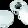 Bikers Choice 82-Up Chrome Pointed Gas Cap Set With Paint Savers
