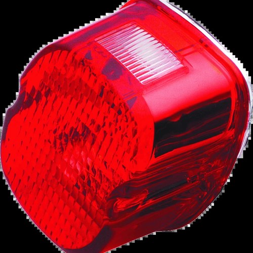 Bikers Choice 99-03 Big Twin & XL Red Laydown Taillight With Top License