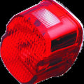 Bikers Choice 99-03 Big Twin & XL Red Laydown Taillight With Top License
