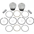Wiseco 3.4955" Piston Kit PS, Harley Davidson 1340 Evo 85-99 Flat Top 8.5.:1 CR
