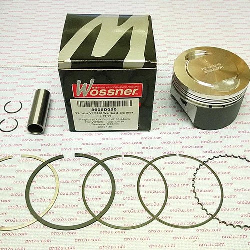 Wossner 83mm Piston Kit B Yamaha YFM350 MOTO-4 87-95, Bruin 04-06, Grizzly 07-13