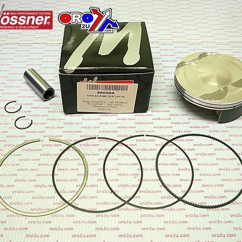 Wossner 96.98mm Piston Kit C, KTM SX-F450 07-12, SMR450 08-12, ATV SX450 09-11