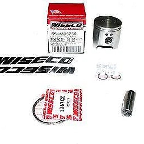 Wiseco 52.5mm Piston Kit Kawasaki KX100 1989-2013, Suzuki RM100 2003, 2-RING