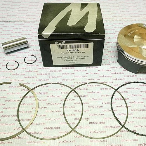 Wossner 100mm Forged Piston Kit B, KTM SX-F 505 07-09, SX 505 ATV 09-10