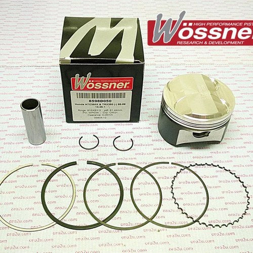 Wossner 82mm Forged Piston Kit Honda ATC350 1985-1986, TRX350 1985-1989