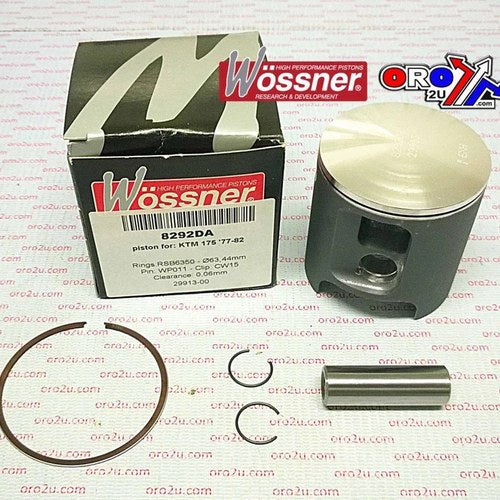 Wossner 64mm Piston Kit A, KTM MC/GS175 1977-1982