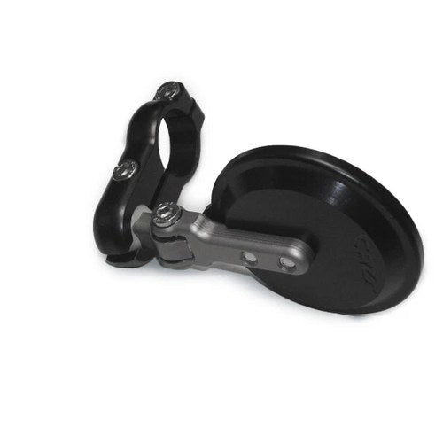 Crg Blindsight Folding For 2 In. Round Bar-End Mirror - Black