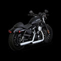 Vance & Hines For HD Sportster 14-22 Twin Slash 3In Pcx Slip-On Exhaust
