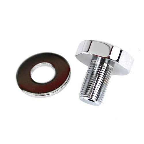 V-Twin Chrome Domed Fork Triple Tree Stem Nut - Part #9978-2T