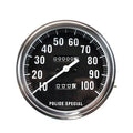 V-Twin 71473F Replica Police 1:1 Speedometer