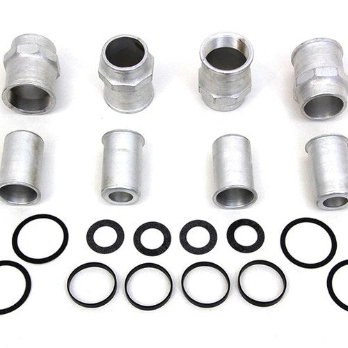Colony 2887-20 Cadmium Plated Valve Cover Set for 1930 45 Inch Twins