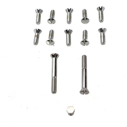 Colony 9612-13 Chrome Transmission Top Cover Screw Kit