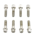 V-Twin 8709-8T Tappet Block Screw Kit - Nickel Plated