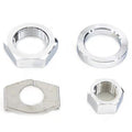 V-Twin 71147 Chrome Rear Axle Nut and Lock Kit for Big Twin 1930-1972