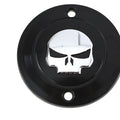 V-Twin For 78284B Skull Ignition System Cover - 2-Hole Black Finish