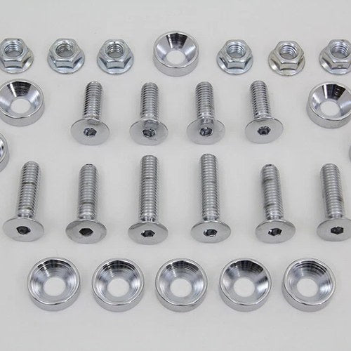 Colony 2043-26 Rear Fender Strut Bolt Kit - Chrome Allen Type