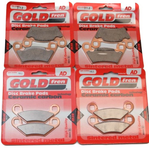 Brake Pads Front & Rear For Polaris 500 Sportsman Touring H.O. 2011-2012