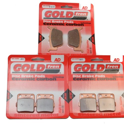 Brake Pads Front & Rear For Honda Trx 500 AC Foreman Rubicon 4x4 2014-2019